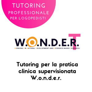 Tutoring per la pratica clinica supervisionata W.o.n.d.e.r.